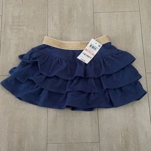 Epic Threads Tiered Skirt with Gold Belt